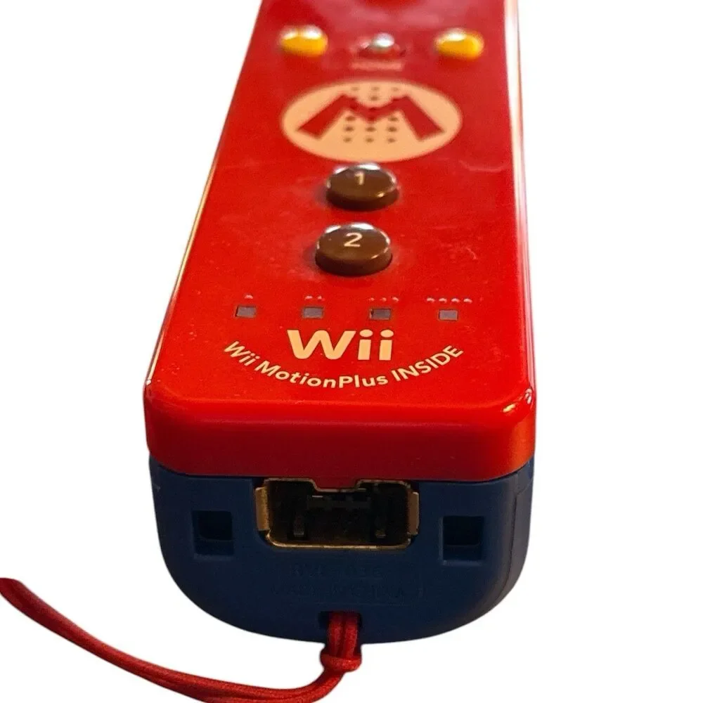 Nintendo Wii Remote Motion Plus Controller Mario Model Japan OEM Tested